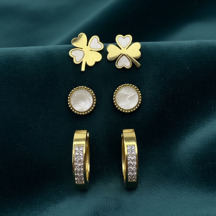 Chic Anti-Tarnish Earring Stack